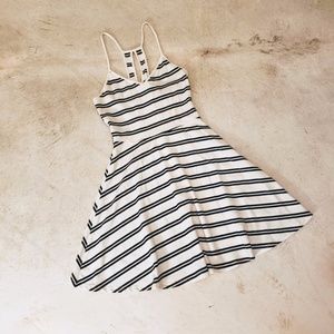 SO - Striped Strappy Dress - XS